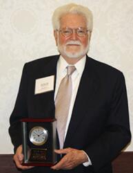 John Beard with McMillan Award