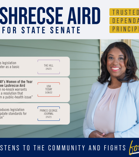State Senator Lashrecse Aird 