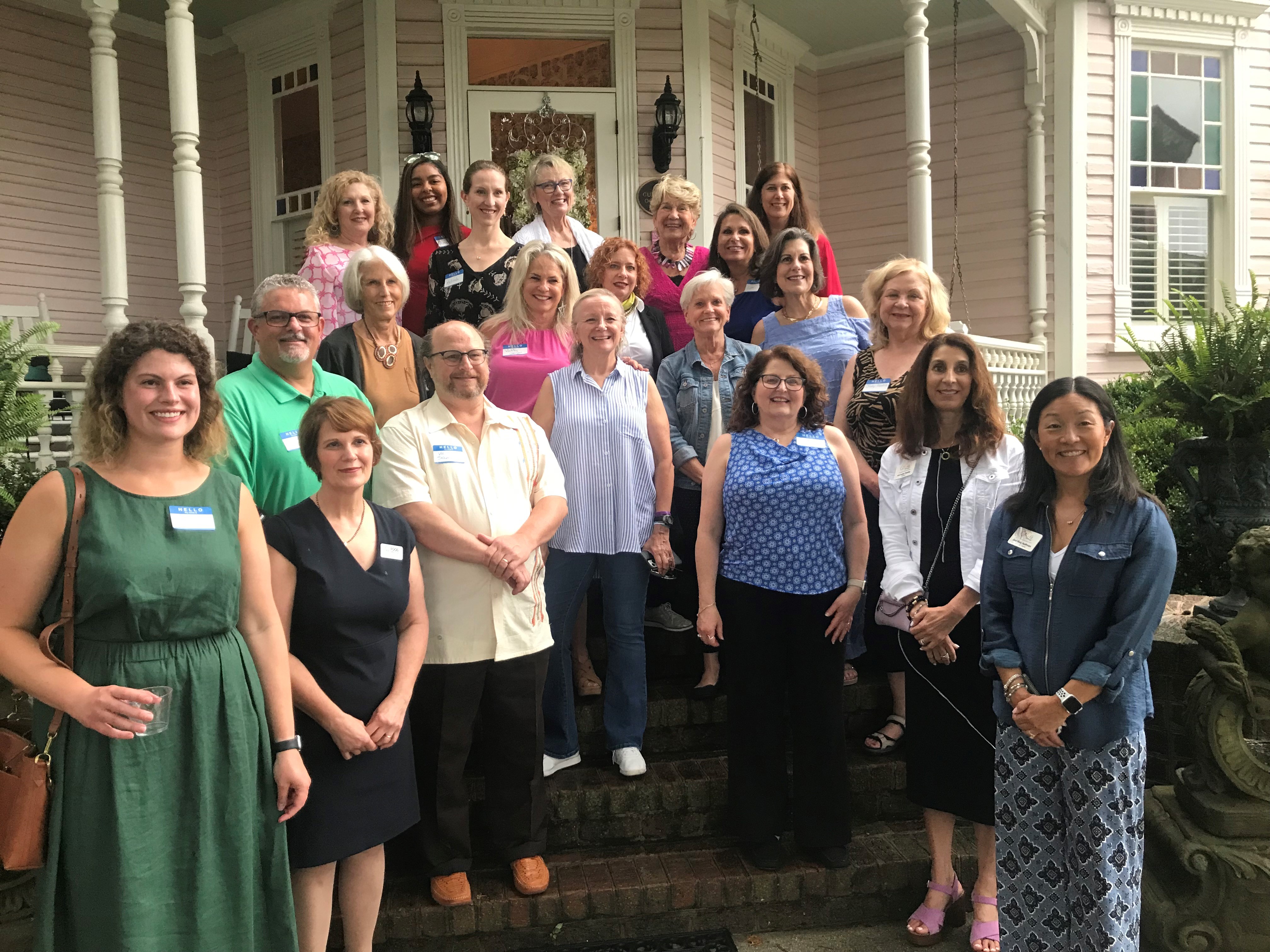 Members of the Cary Women's Giving Network pictured with local nonprofit leaders