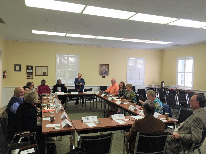 Chowan County nonprofit leaders gathered for the roundtable.