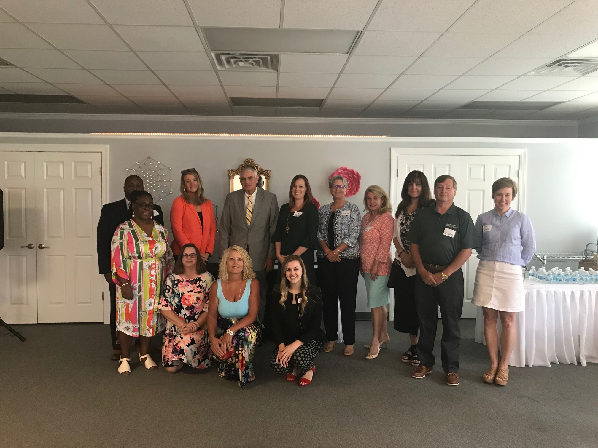 Pictured are members of the board of advisors of the Northern Albemarle Community Foundation with representatives of local nonprofit grant award winners at the annual grants and scholarships awards ceremony.