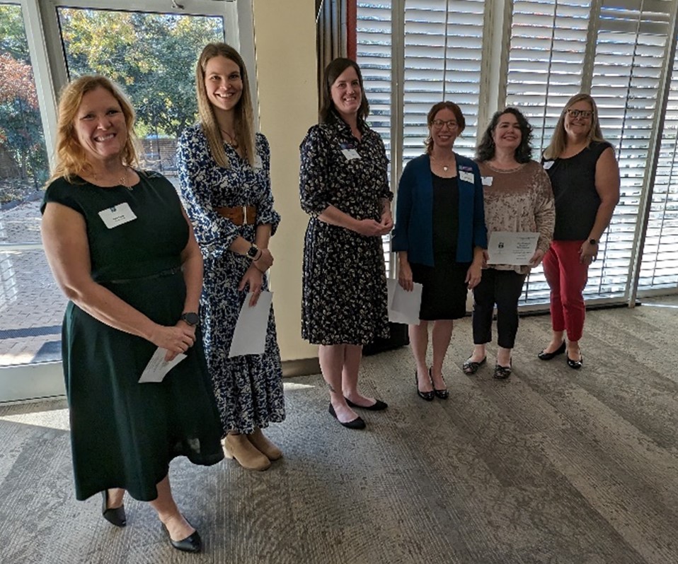 Representatives of CASA, the Hope Center at Pullen and The Women’s Center of Wake County at the Women's Giving Network of Wake County’s 17th Annual IMPACT Luncheon. All three organizations received grants from WGN.
