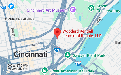 Map of Cincinnati