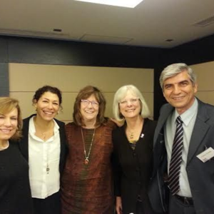 With Diane Nugent and International Colleagues