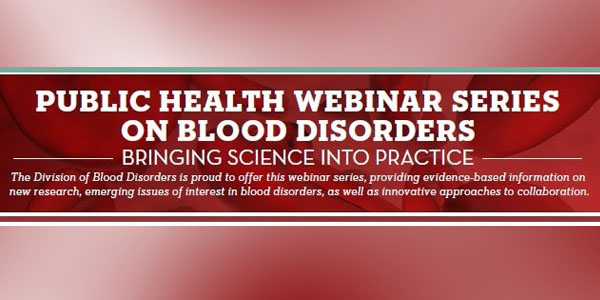 Free Webinar from the CDC