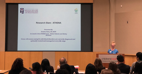 Dr. Haley presents ATHENA at LAN 2018.