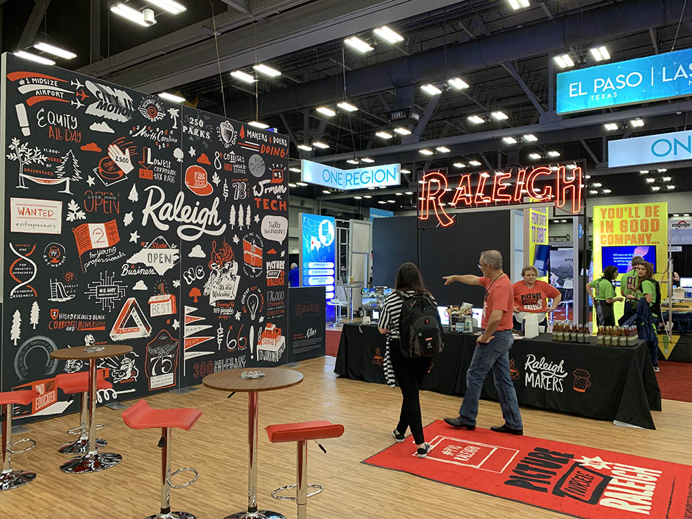 Day 1 Representing Raleigh at the SXSW Trade Show Wake County