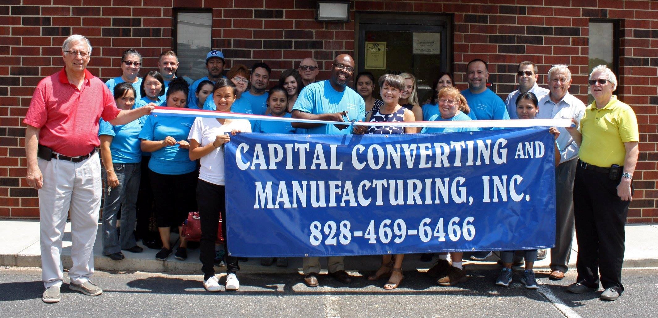 Capital Converting and Manufacturing is now open at 2066 Industrial Drive, Newton. The new business makes covers for loads of lumber that are transported across the country by truck or train.