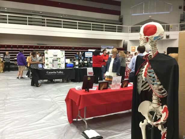 A Career and Technical Education fair was held at CVCC to educate students on opportunities. (Image - Laney Ruckstuhl)