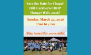 Save the Date! 2026 CROP Hunger Walk